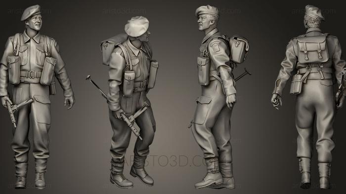 Military figurines (STKW_0029) 3D model for CNC machine